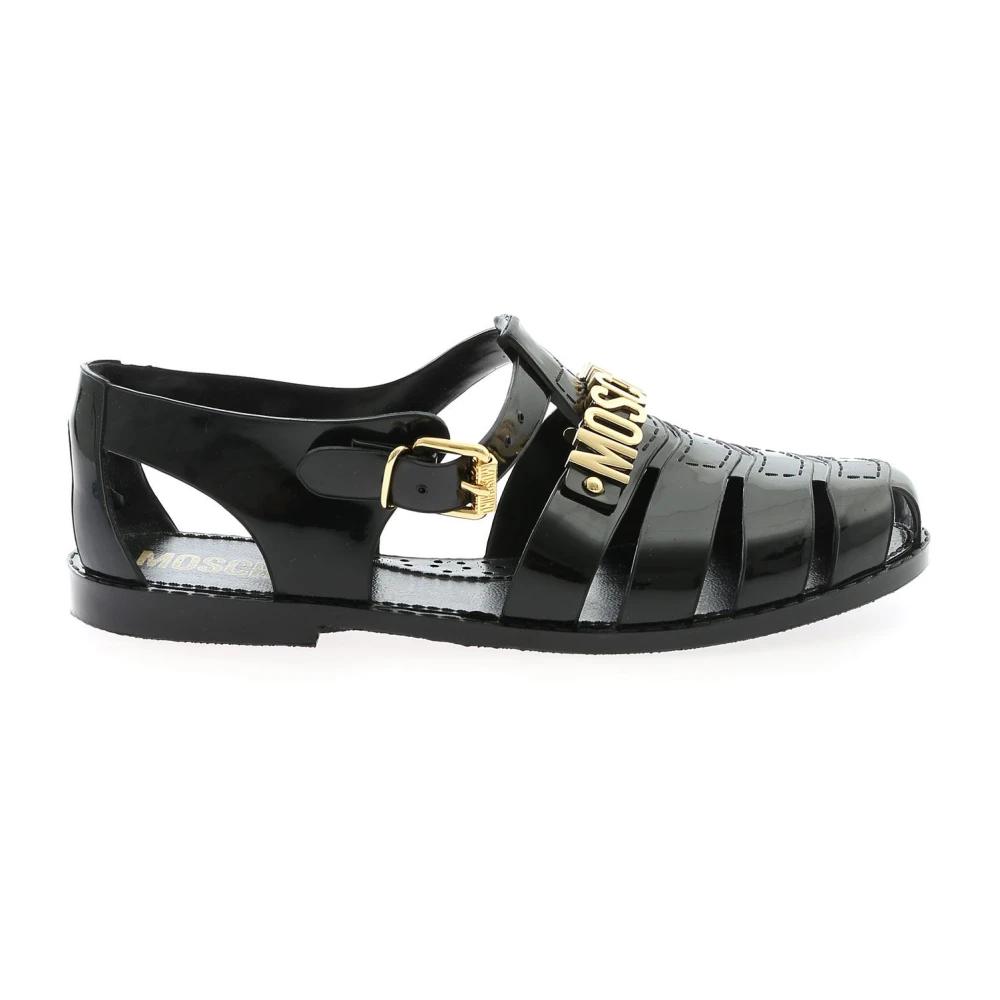 サンダル MOSCHINO COUTURE Men Sandals Black MB10903G0FG29 000 moschino sandals men | eBay