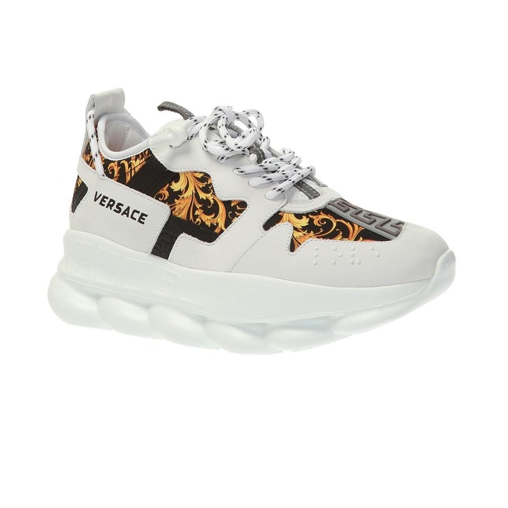 Chain reaction sneakers Versace de color Blanco | Lyst