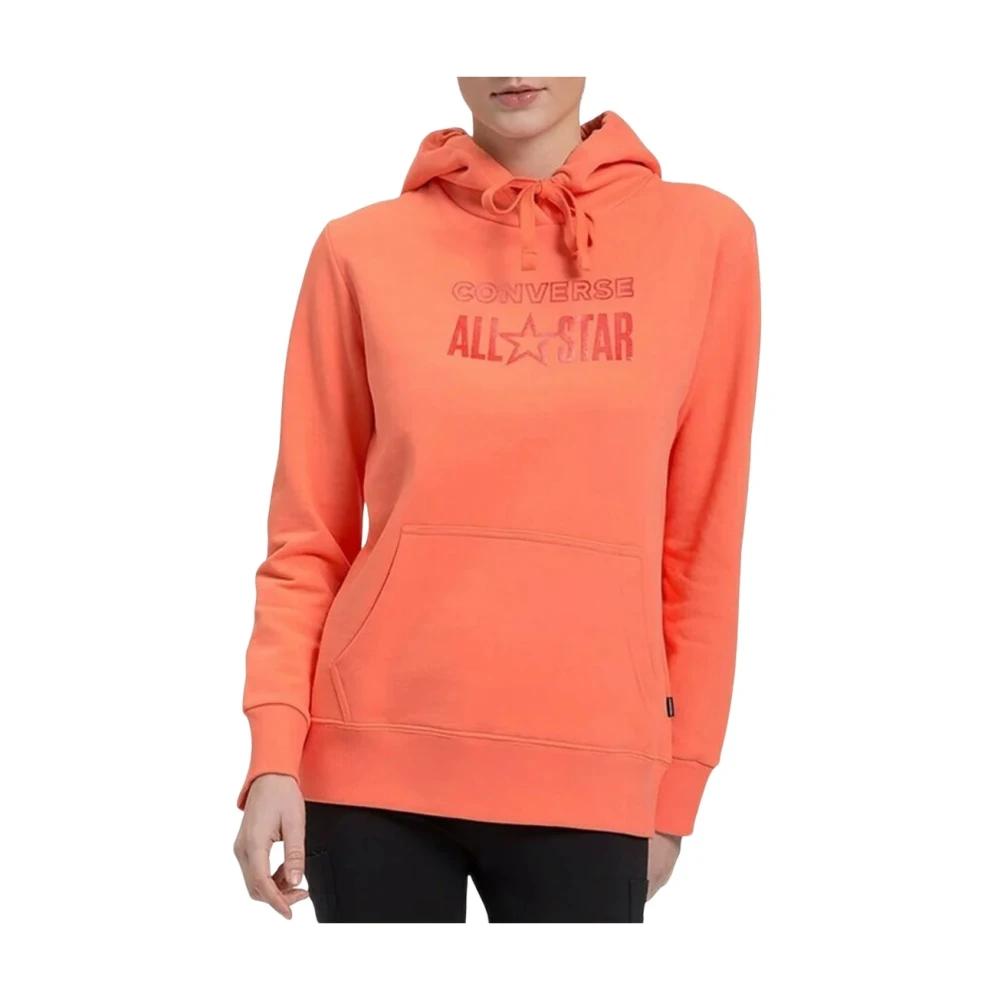 Orange converse hoodie discount
