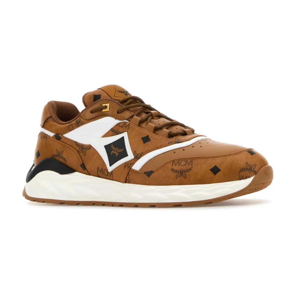 スニーカー Mcm Printed Canvas Terrain Sneakers Mcm Terrain Canvas Printed Sneakers In Multicolor | ModeSens