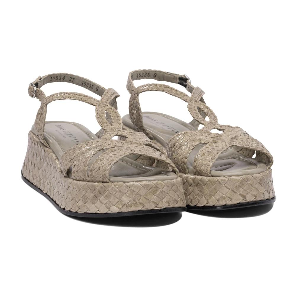 サンダル・ミュール PONS QUINTANA SS25 Sandals (10834 T00SALINAS) MILAN WET SALINAS PLATFORM SANDAL