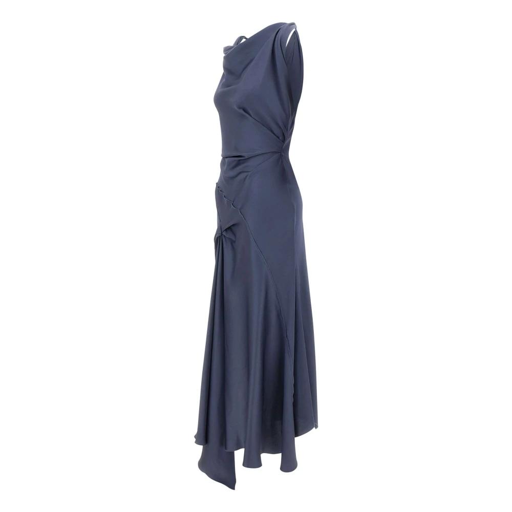 white christmas dresses Gathered Waist Midi Dress - Frost