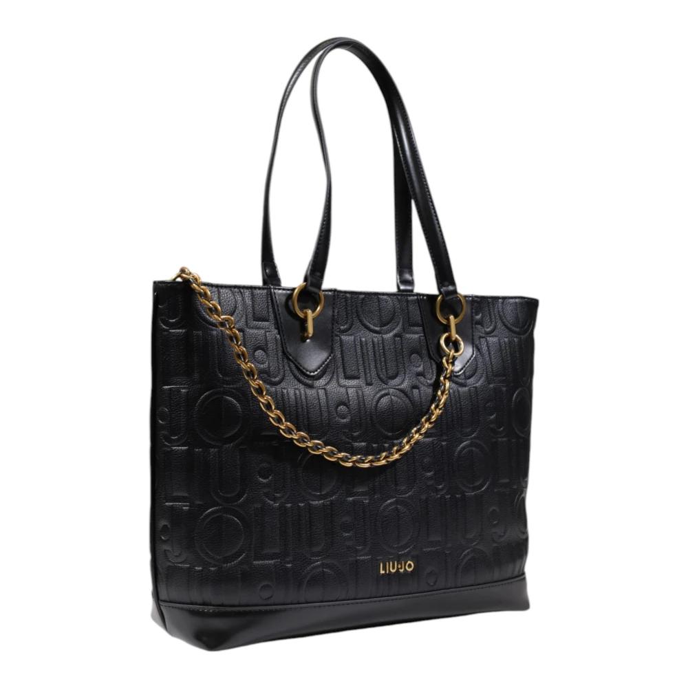 トートバッグ LIU JO Woman Tote bags Black AA5026E0064 22222 Liu •jo Tote Bags Liu Jo Woman Color Black | ModeSens
