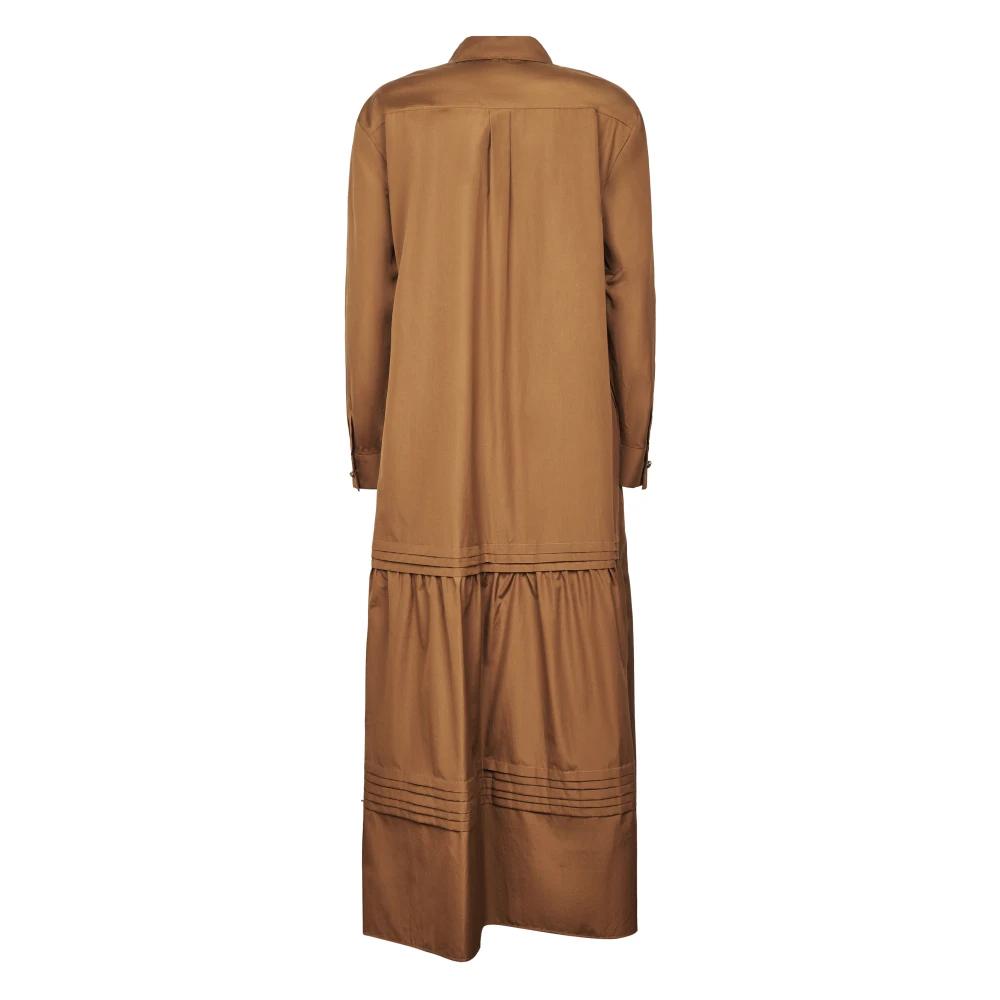Designer Brown Long Sleeve Wedding Guest Dress for Women - Up to 61% off |  Lyst - Page 2