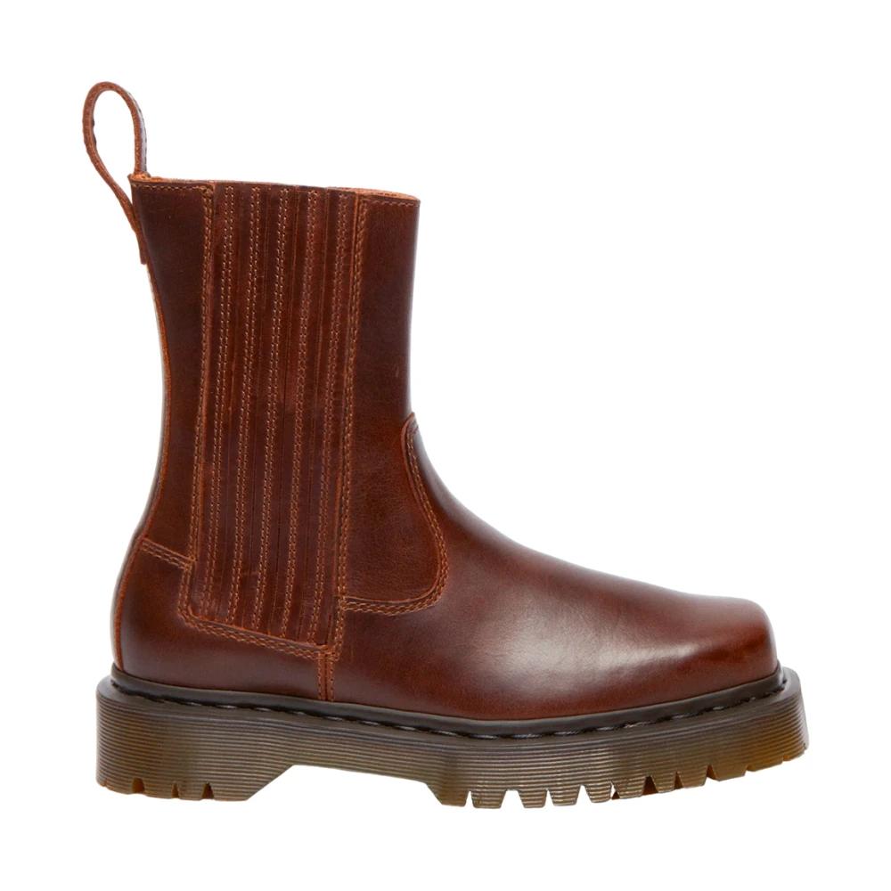Dr. Martens Elegante leder stiefeletten in Braun Lyst DE
