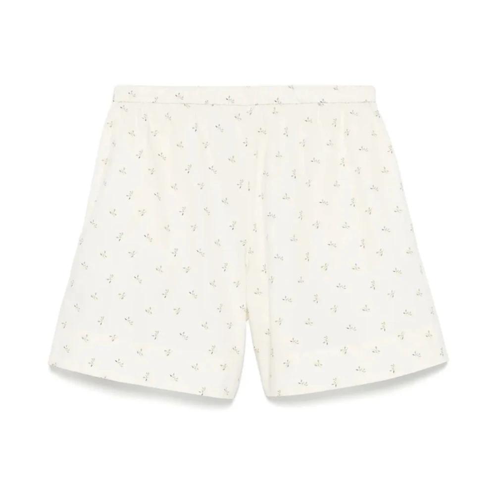 【関税込み】By Malene Birger パープル Siona ショートパンツ BY MALENE BIRGER Siona Organic Cotton-Poplin Shorts in