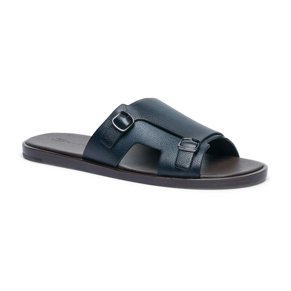 【関税込み】SANTONI Sandals Santoni Double-buckle sandals for Women - Black in UAE