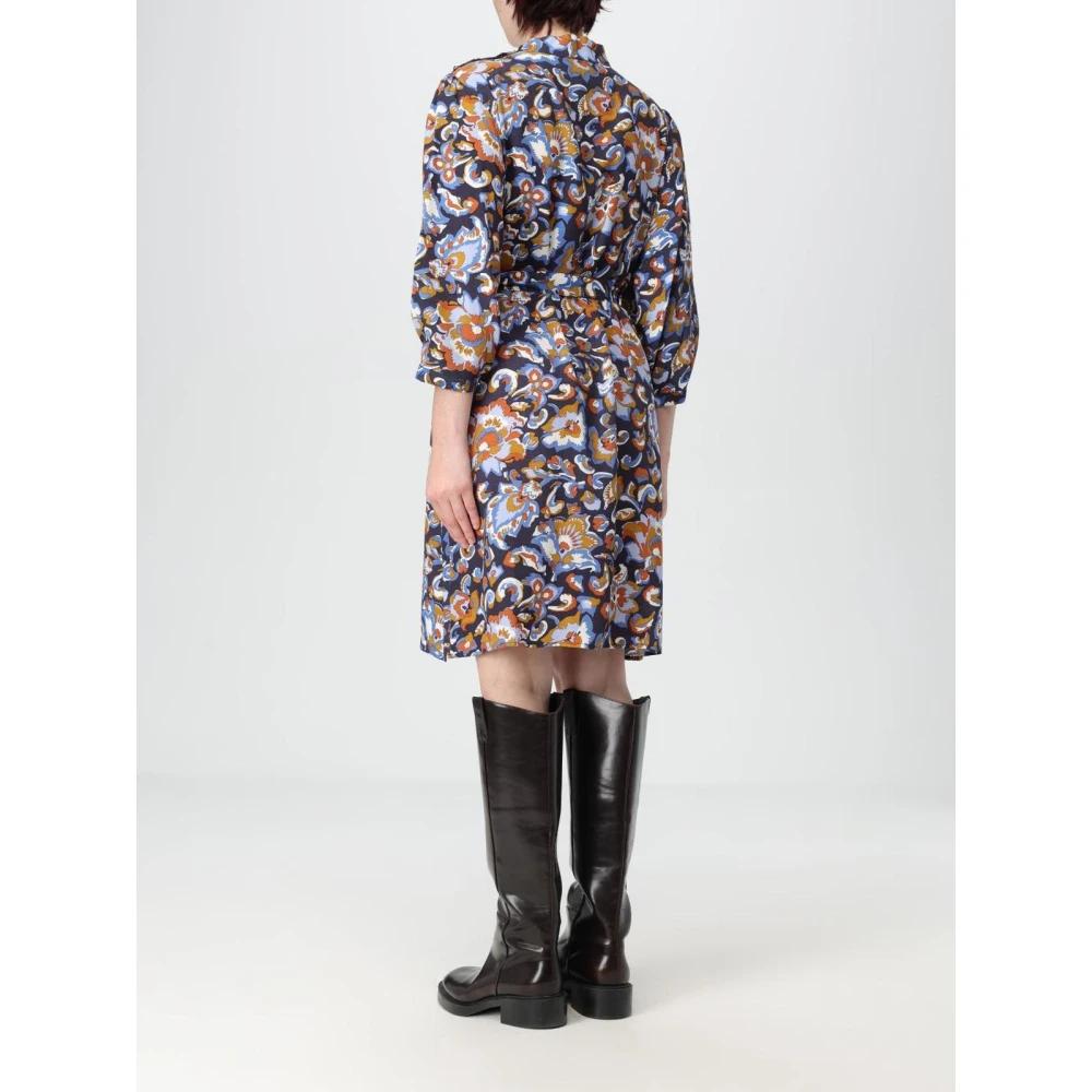 ワンピース A.P.C. Woman Dress Multicolor PSAKGF35141 CAA Pink & Green Tropical Plunging Mini Dress