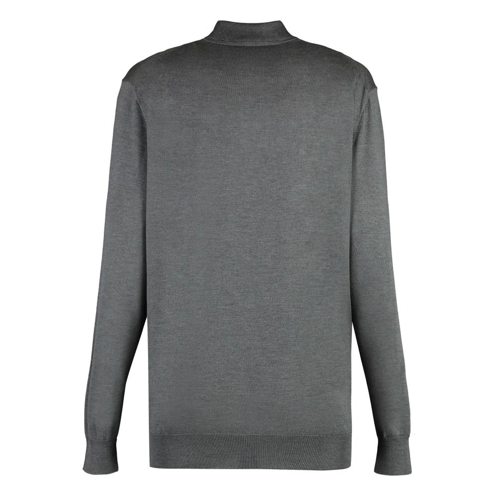 トップス PRADA Silk Tshirt Gray Silk polo shirt Prada Grey size 48 IT in Silk - 20973012