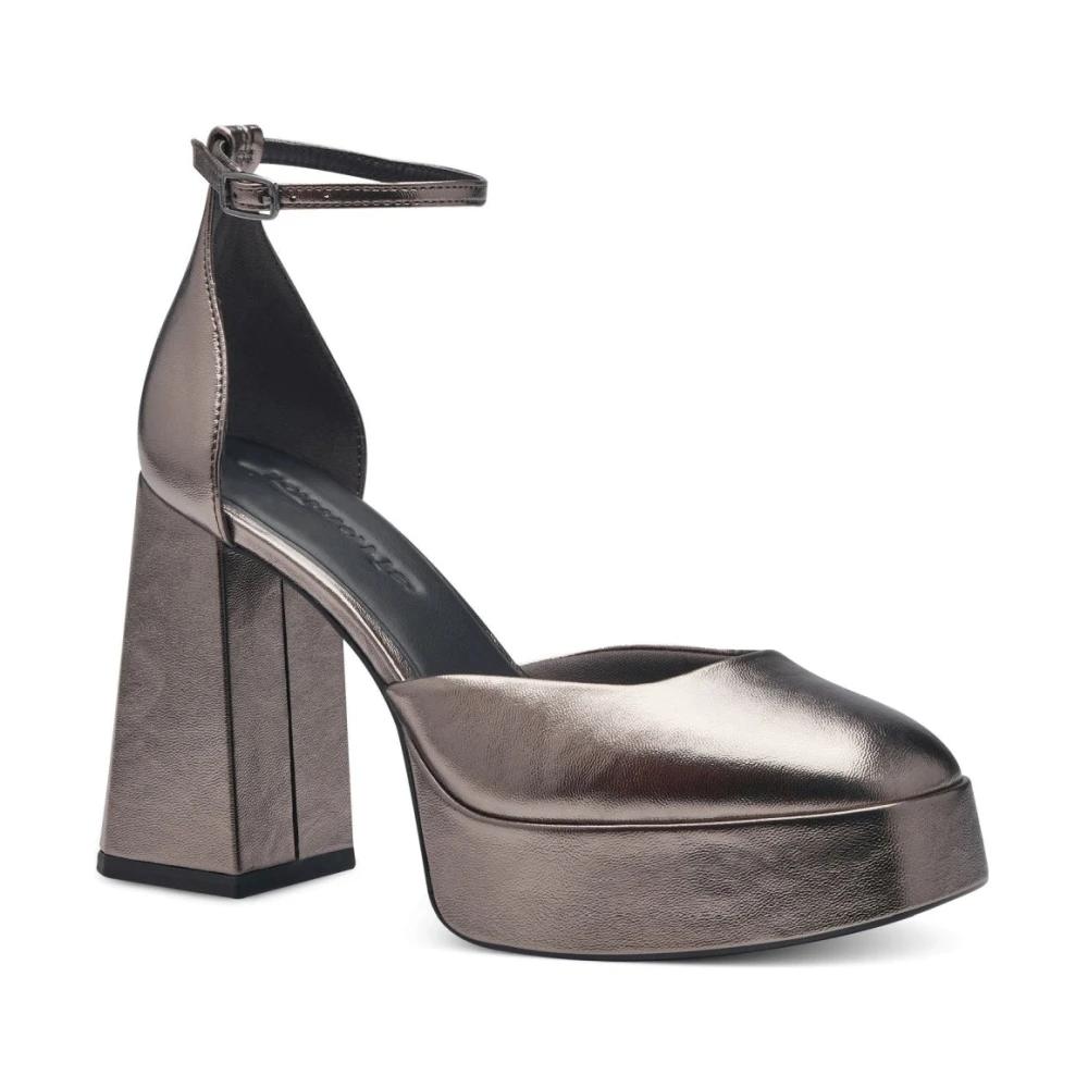 Zapatos de tacón cerrados metálicos elegantes de Tamaris de color Gris |  Lyst