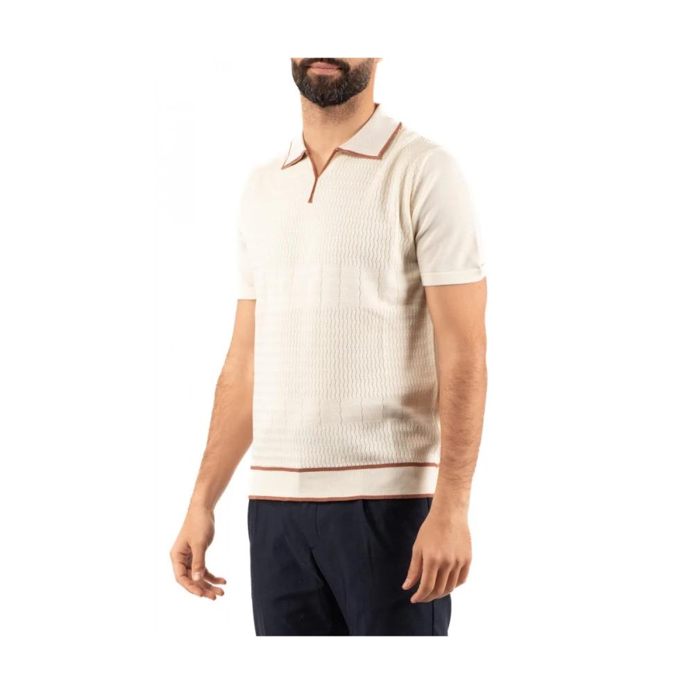 DANIELE FIESOLI◆Made In Italy◆M◆スキッパー ポロ DANIELE FIESOLI◇Made In Italy◇M◇スキッパー ポロ（ferrante