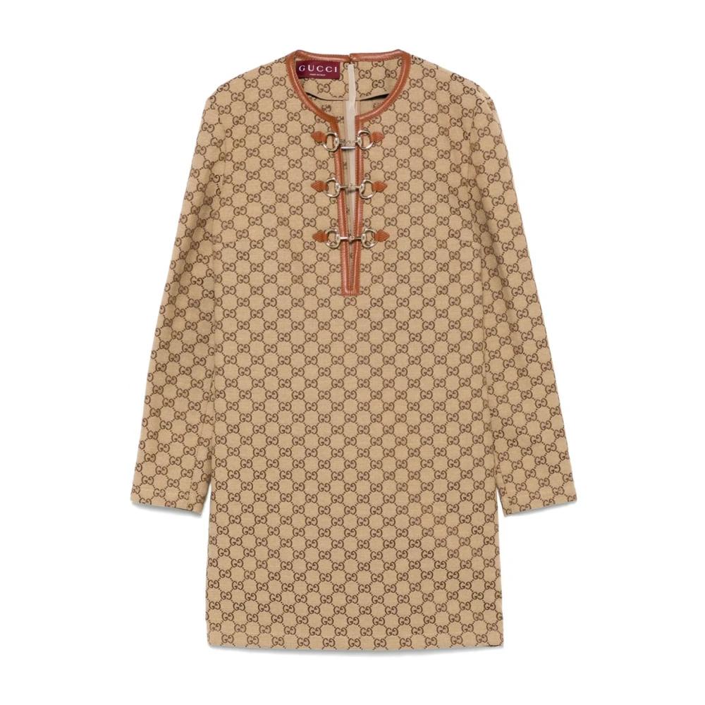 【美品】GUCCI Mini Dress ミニドレス ポロシャツワンピース M Women's Gucci Mini and short dresses | Lyst