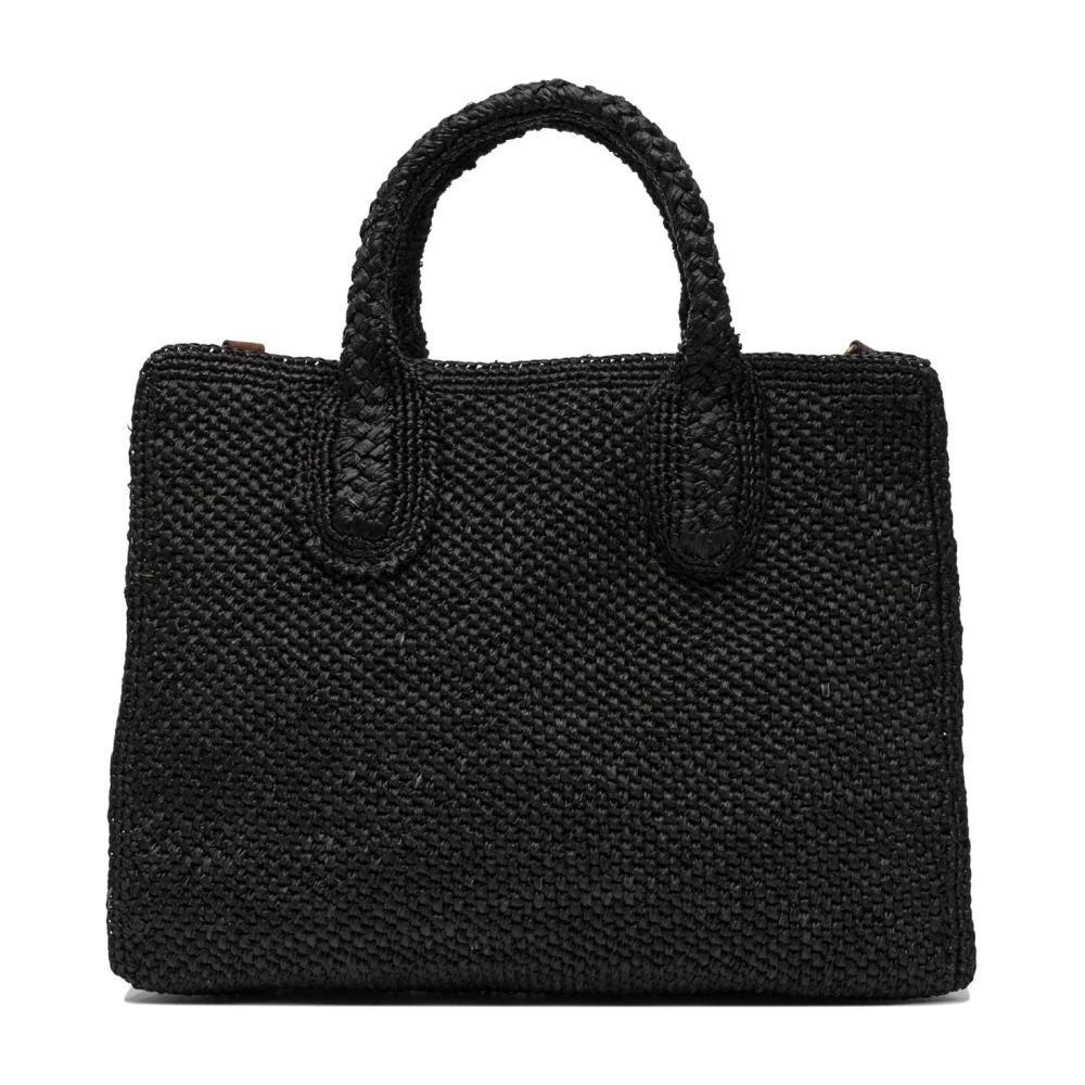 トートバッグ IBELIV SS25 Handbags (LOVA BLACK) Ibeliv Tote Bags, female, Black, Size: ONE SIZE Womens Bags