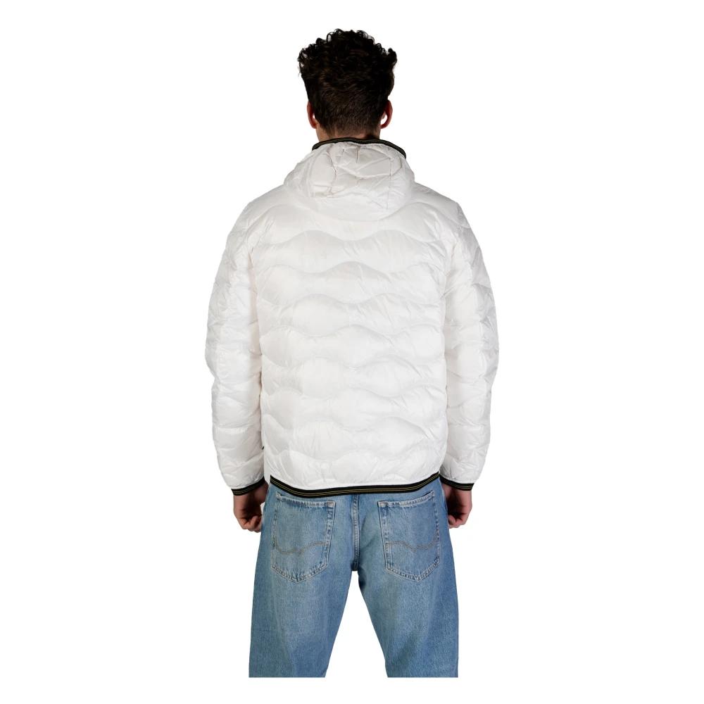 Leichte Daunenjacke Sommer Steppjacke Weiss Blauer Daunenjacke