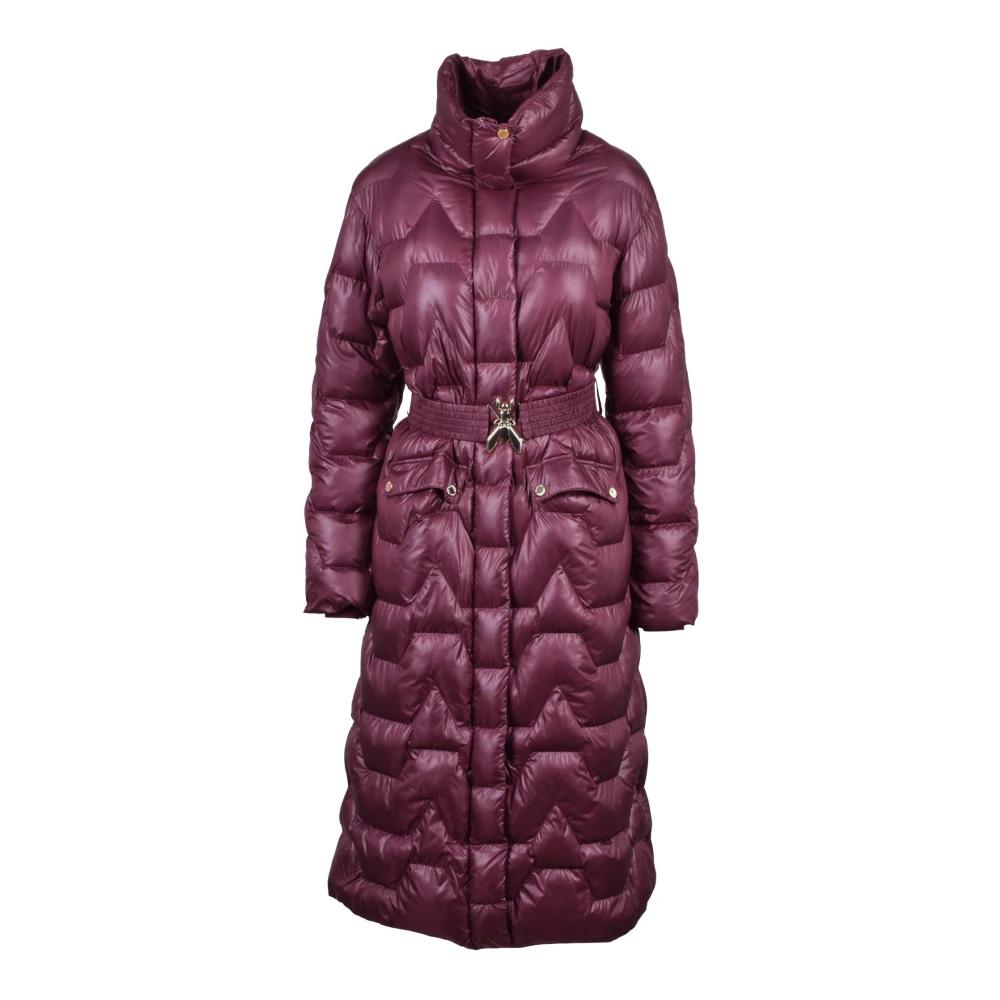 Aubergine Manteau Evase Capuche Manteaux Longs Et Manteaux D'hiver