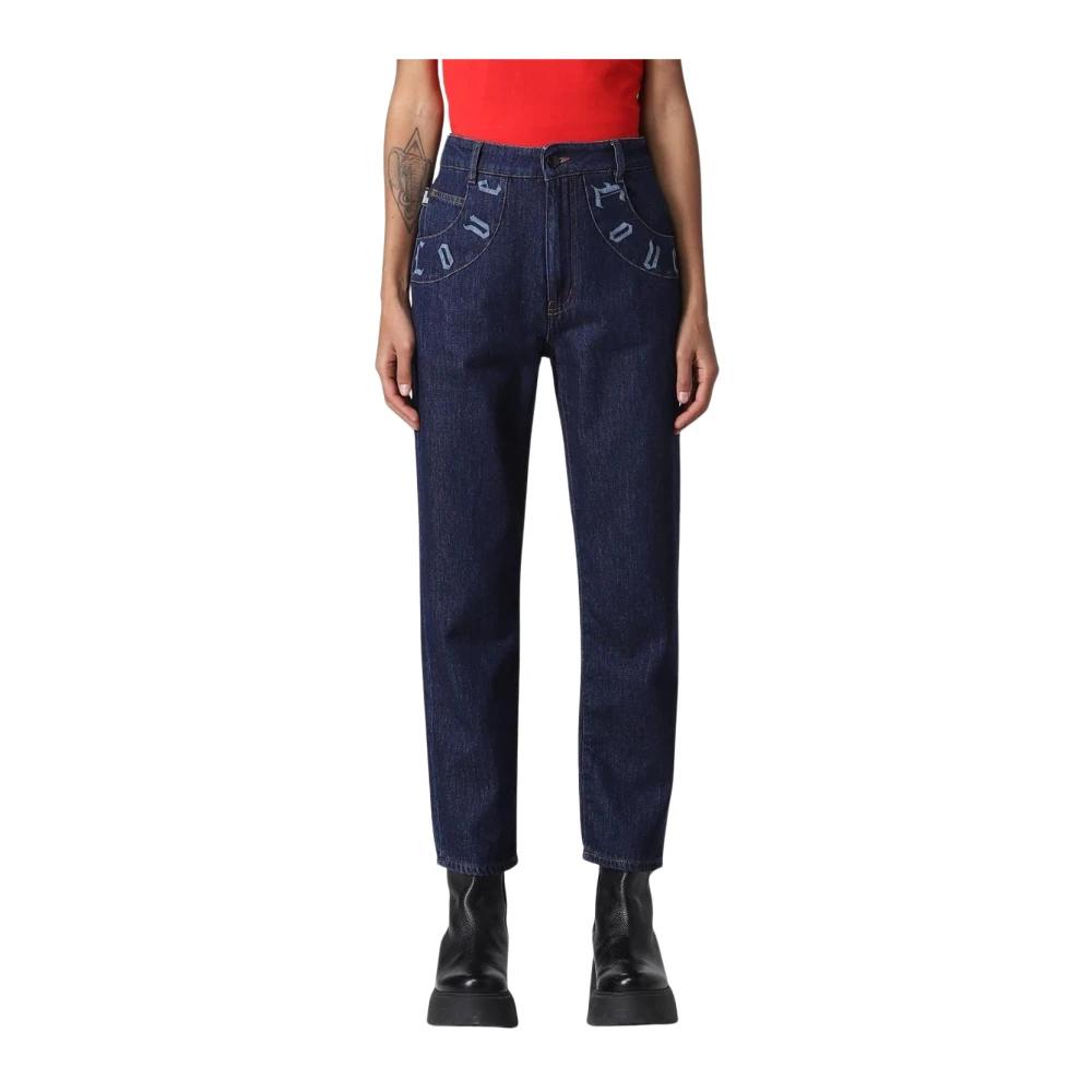 【関税&送料込】Moschino Jeans Wide Fit Jeans With Turned 3277d61d2c1343269b24ccd42fdbd0
