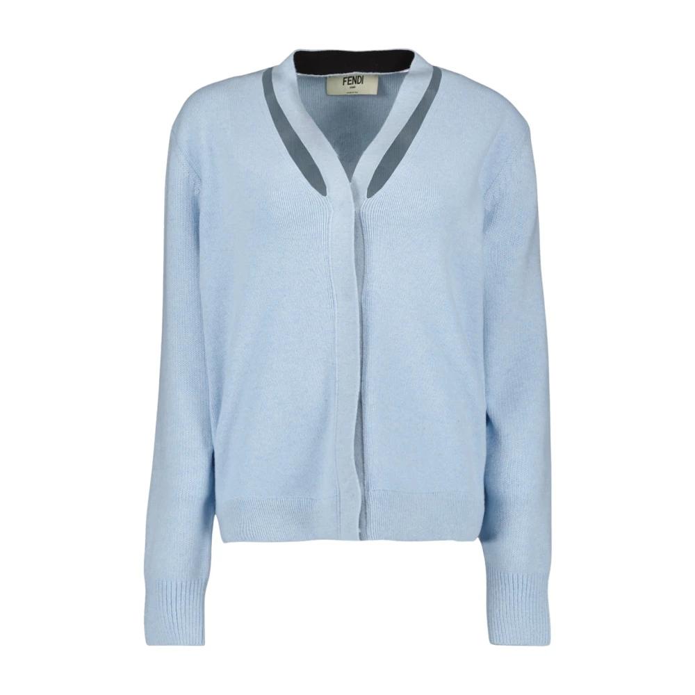 【送料&関税込】Fendi Midnight Blue Stretch Wool Cardigan Fendi Blue Sweaters for Men for sale | eBay
