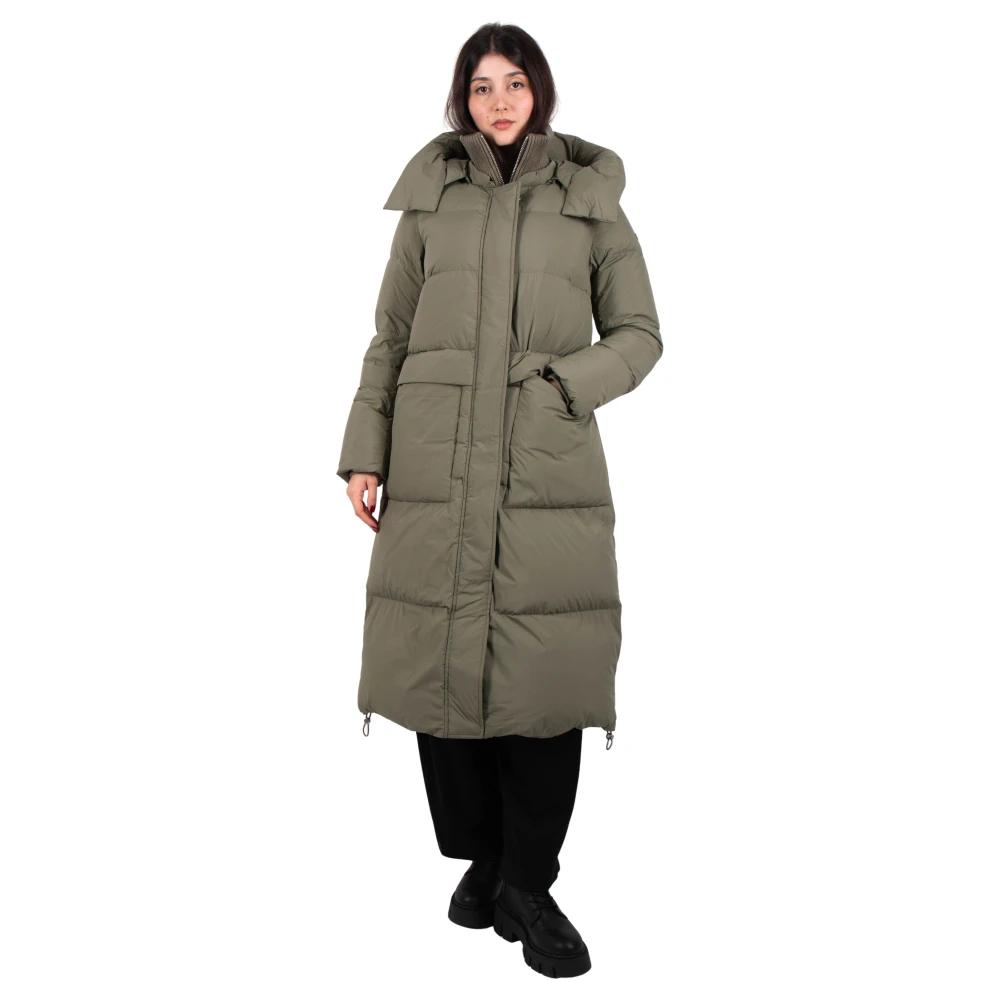 DUNO Salbei Daunenmantel in Grün Lyst DE