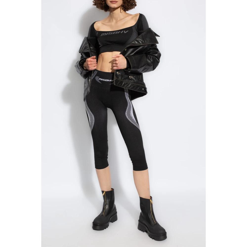 スパッツ・レギンス MISBHV Women Leggings 250W502 BLACK MISBHV Leggings for Women | Online Sale up to 70% off | Lyst