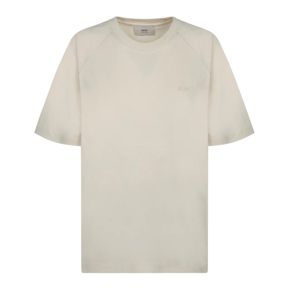 AMI｜SHORT-SLEEVED ROUND NECK T-SHIRTS (UTS021 PA0015 26 Ami Paris Short sleeve t-shirts for Men | Online Sale up to