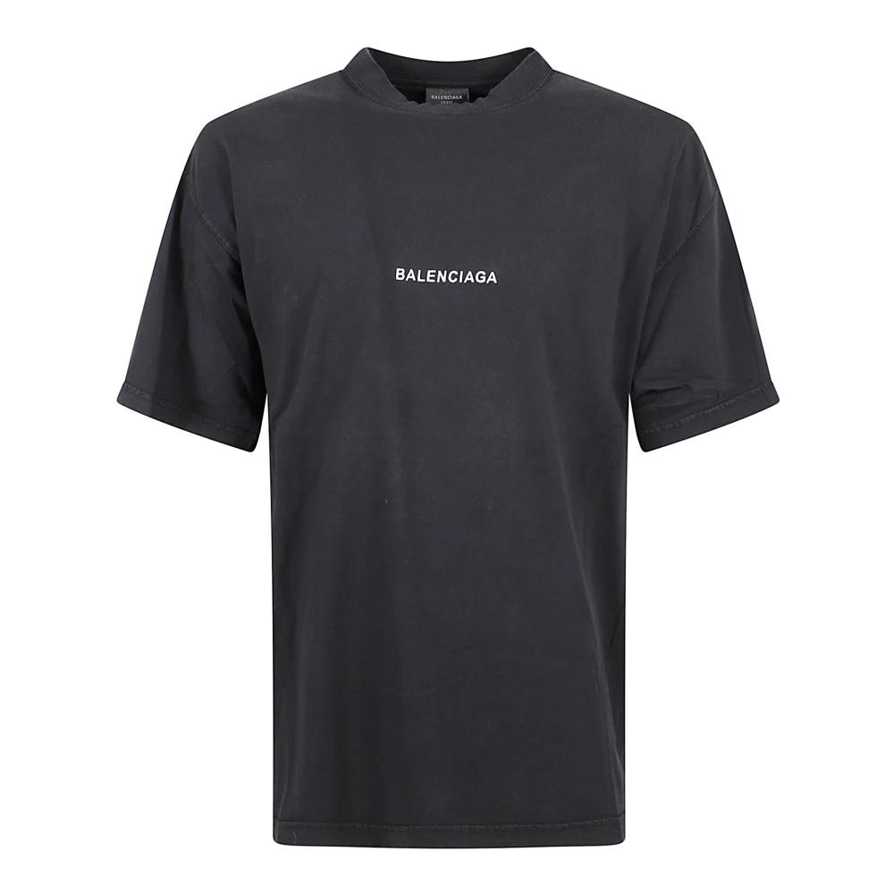 Marca Balenciaga Camiseta Balenciaga Negra Hombre Camiseta