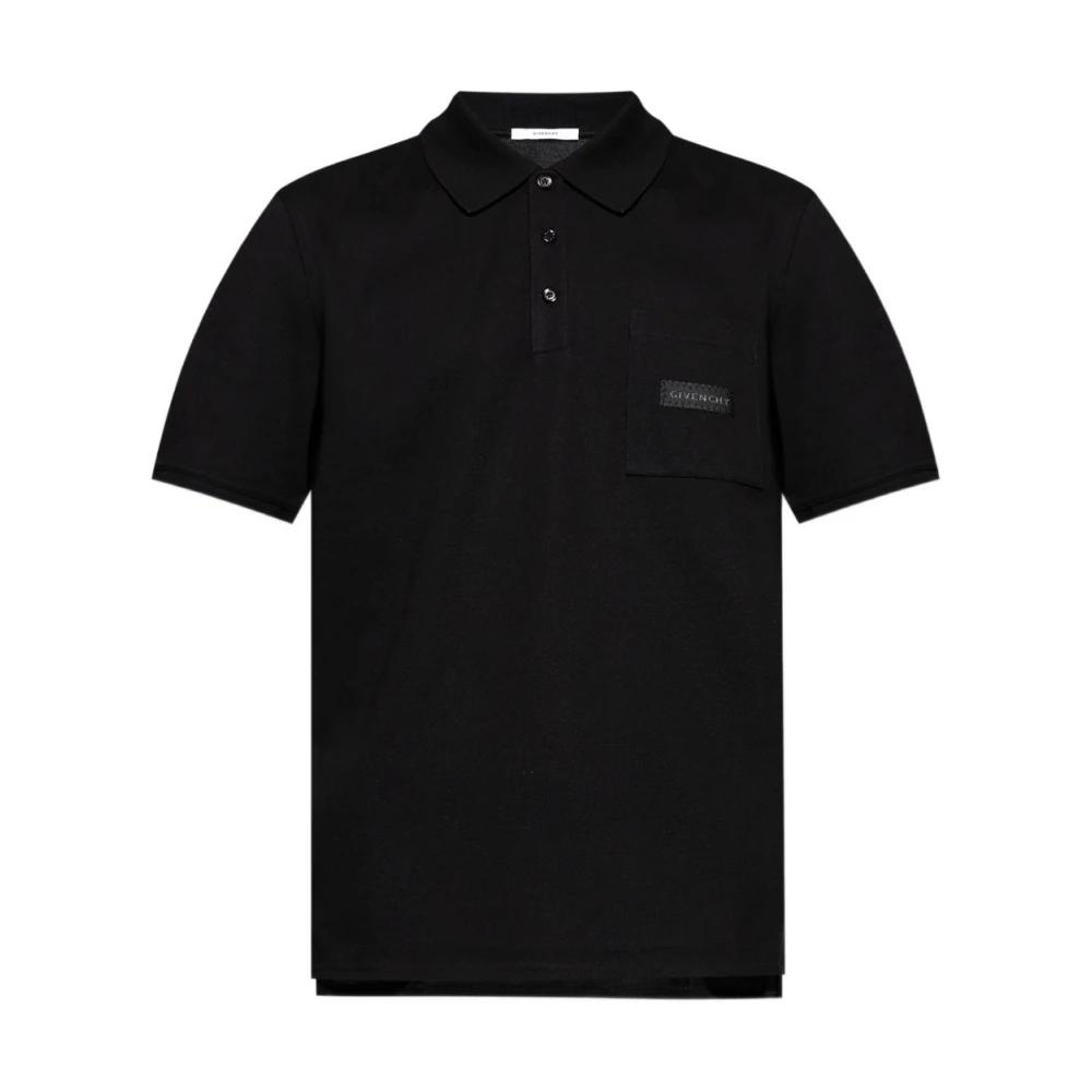 Clothes Givenchy Polo Shirt Black GIVENCHY Black Polo Shirt With