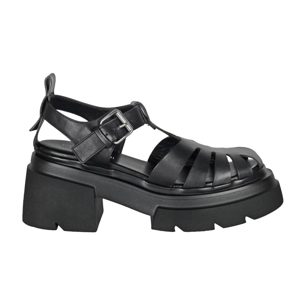 サンダル・ミュール Elena Iachi Silk Black Heeled Sandal Elena Iachi Sandal heels for Women | Online Sale up to 79