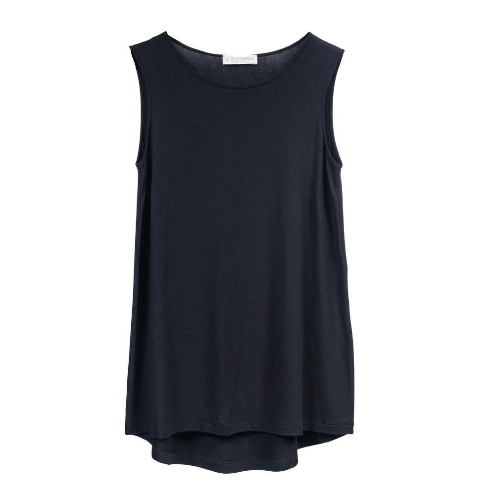 LE TRICOT PERUGIA 売れ筋商品|||ル トリコット ペルージャ Tシャツ トップス レディース Tank tops Grey Le Tricot Perugia Sleeveless and tank tops for Women