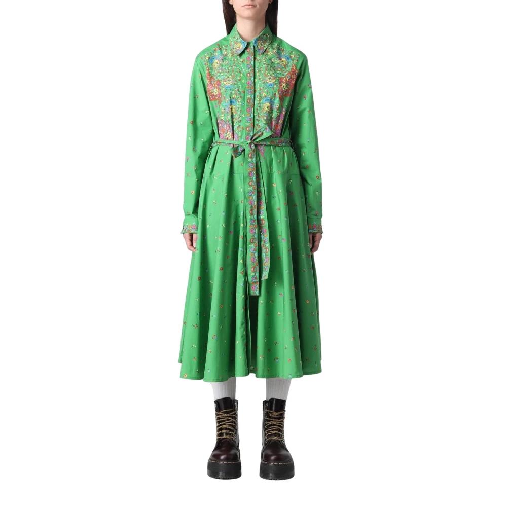 ワンピース KENZO Woman Dress Green FD52RO7294SN MU KENZO Casual and day dresses for Women | Online Sale up to
