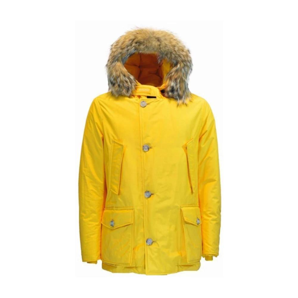 Daunenmantel Woolrich Arctic Parka Gelb Herren-Bekleidung Von