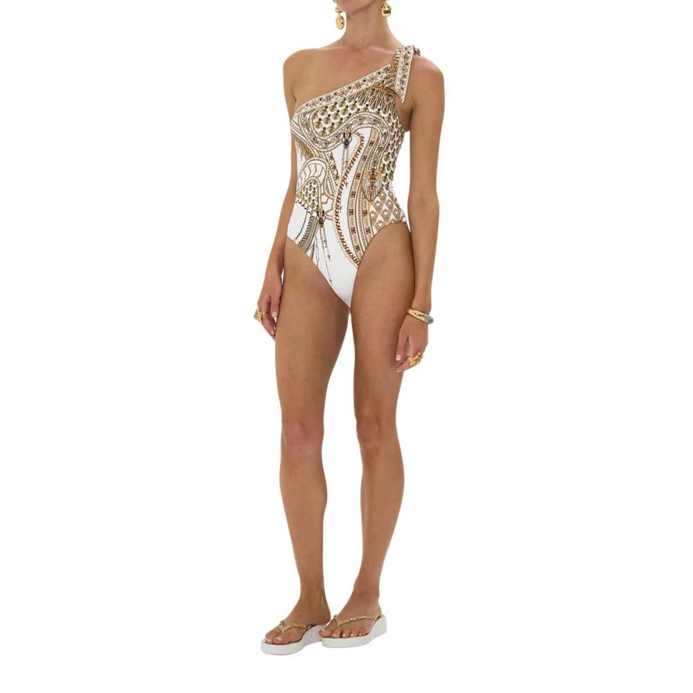 Rhinestone Mesh Costume Intero Twinset Abbigliamento Da Spiaggia