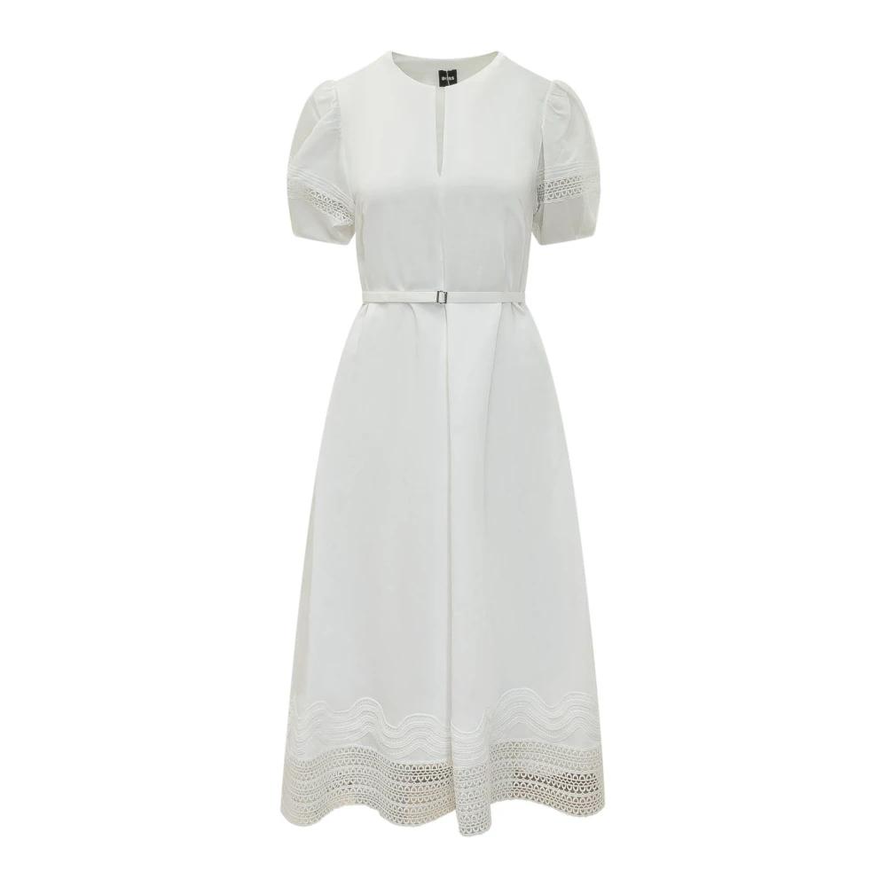 knee length dresses for ladies Boss Hugo Boss Daflori Midi Dress