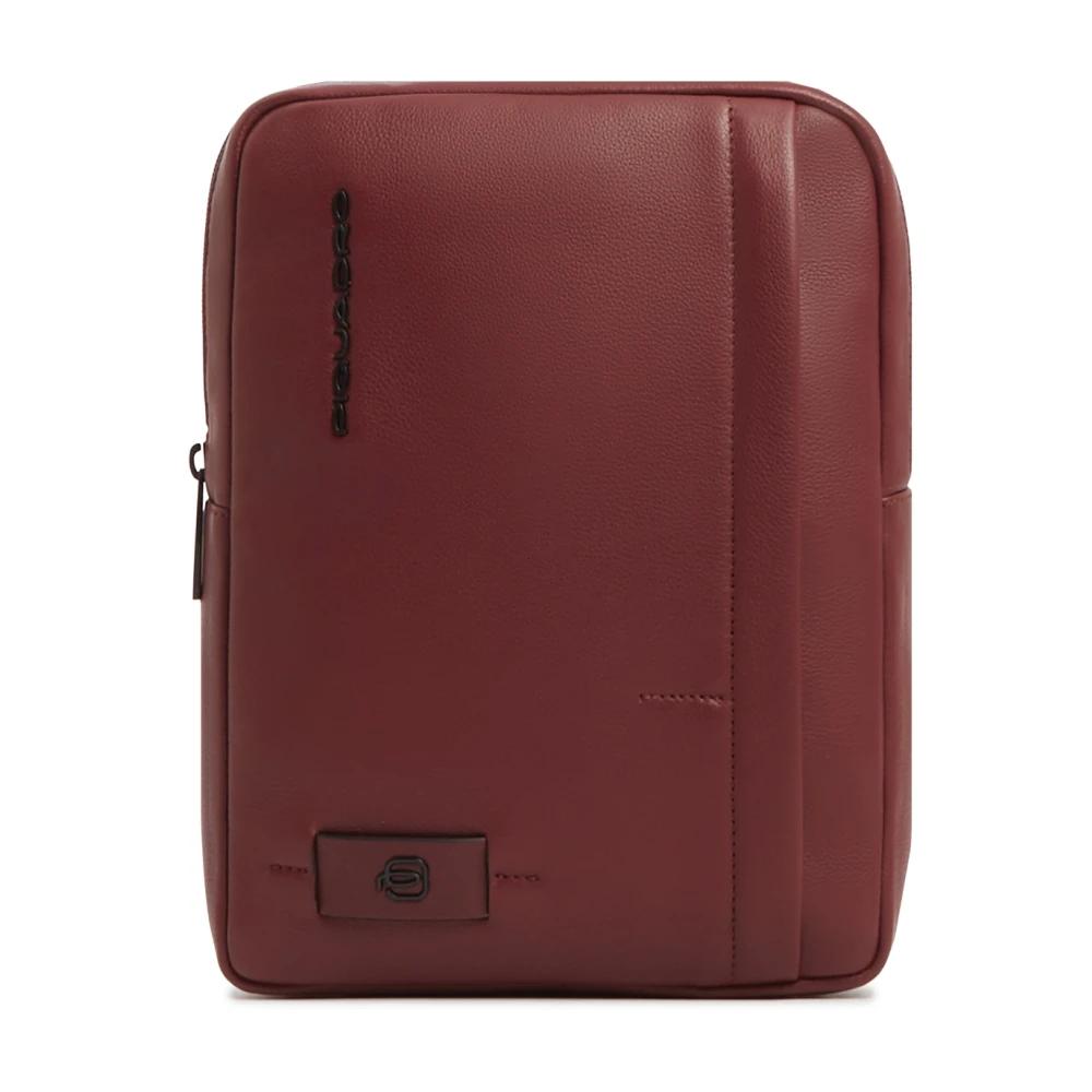 Sacoche Messager En Cuir Piquadro Pour Homme - Occasion Très Bon état, Style Classique Italien