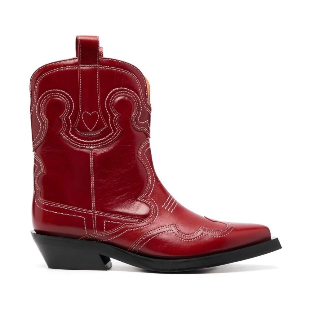 Ganni cowboy boots hotsell