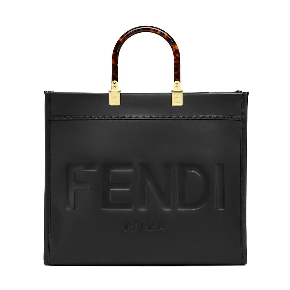 Fendi Sunshine Medium Tas in het Zwart - Lyst