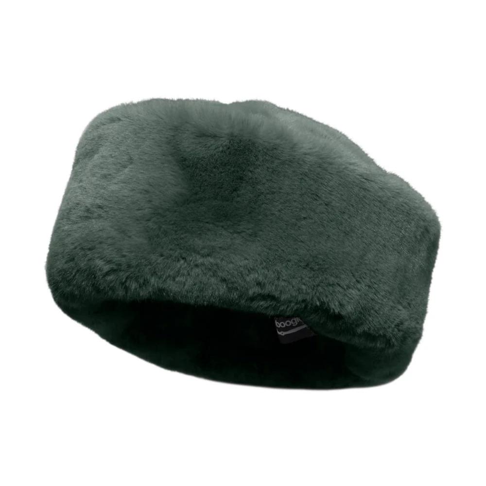 Thermische Wollen Muts Met Zachte Imitatiebont Voering Voor Koude Dage  Flexibele Pasvorm 52 62 Cm 0