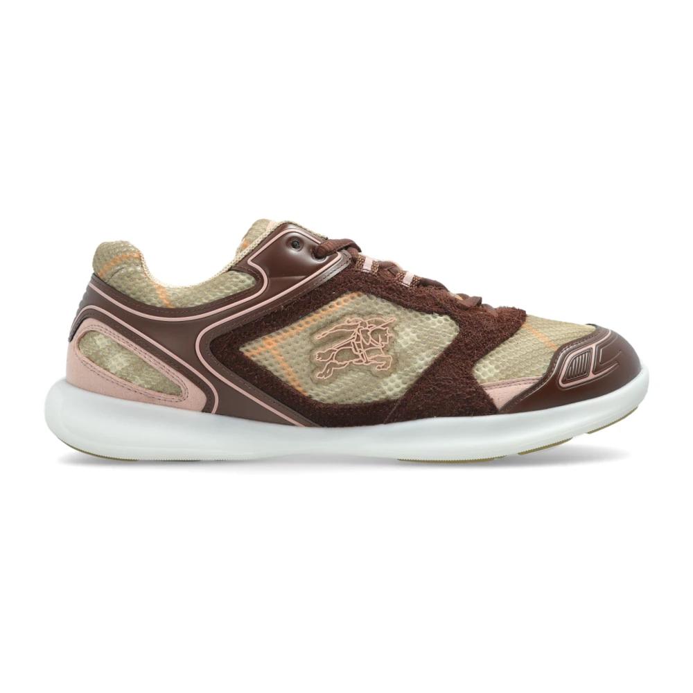 スニーカー Burberry Multicolor leather and suede sneakers Burberry Shoes Womens 38 The Field Colorblock Sneaker