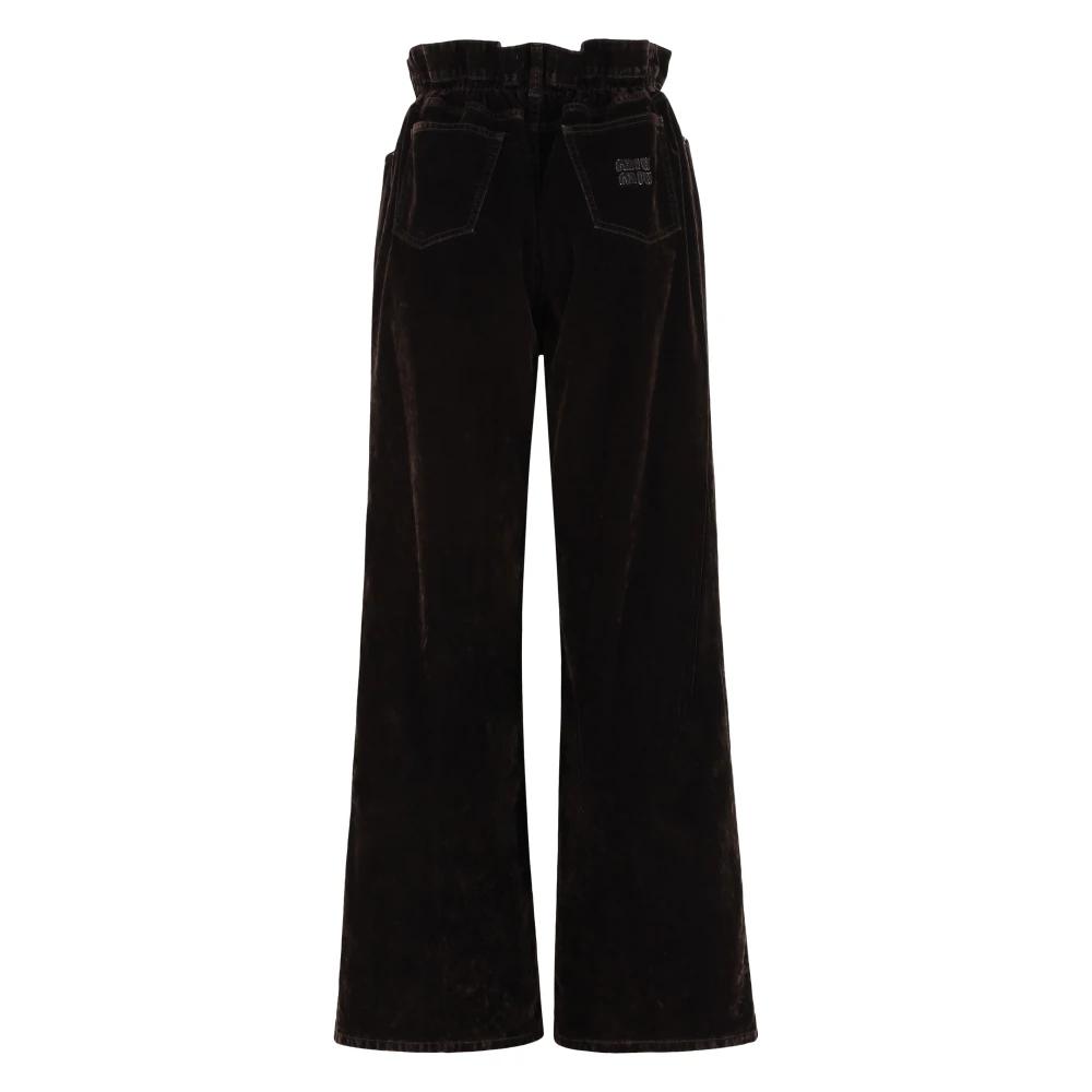 Miu Miu Pants for Women | Online Sale up to 35% off | Lyst