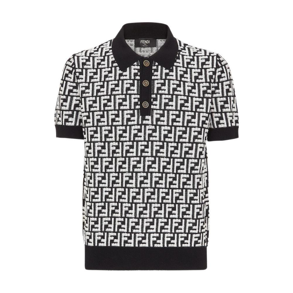 Fendi Polo Shirts in Black for Men | Lyst