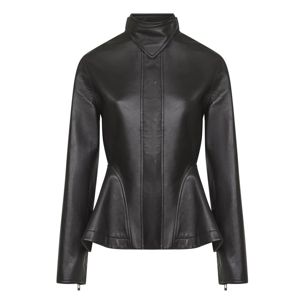 Alaïa Veste Biker Noir Blousons En Cuir Alaïa Femme à Partir De