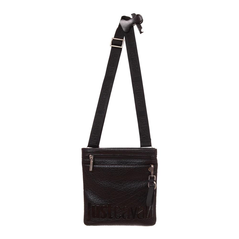 Sac Just Cavalli Pour Homme – Bandoulière En Cuir Et Jean, Occasion