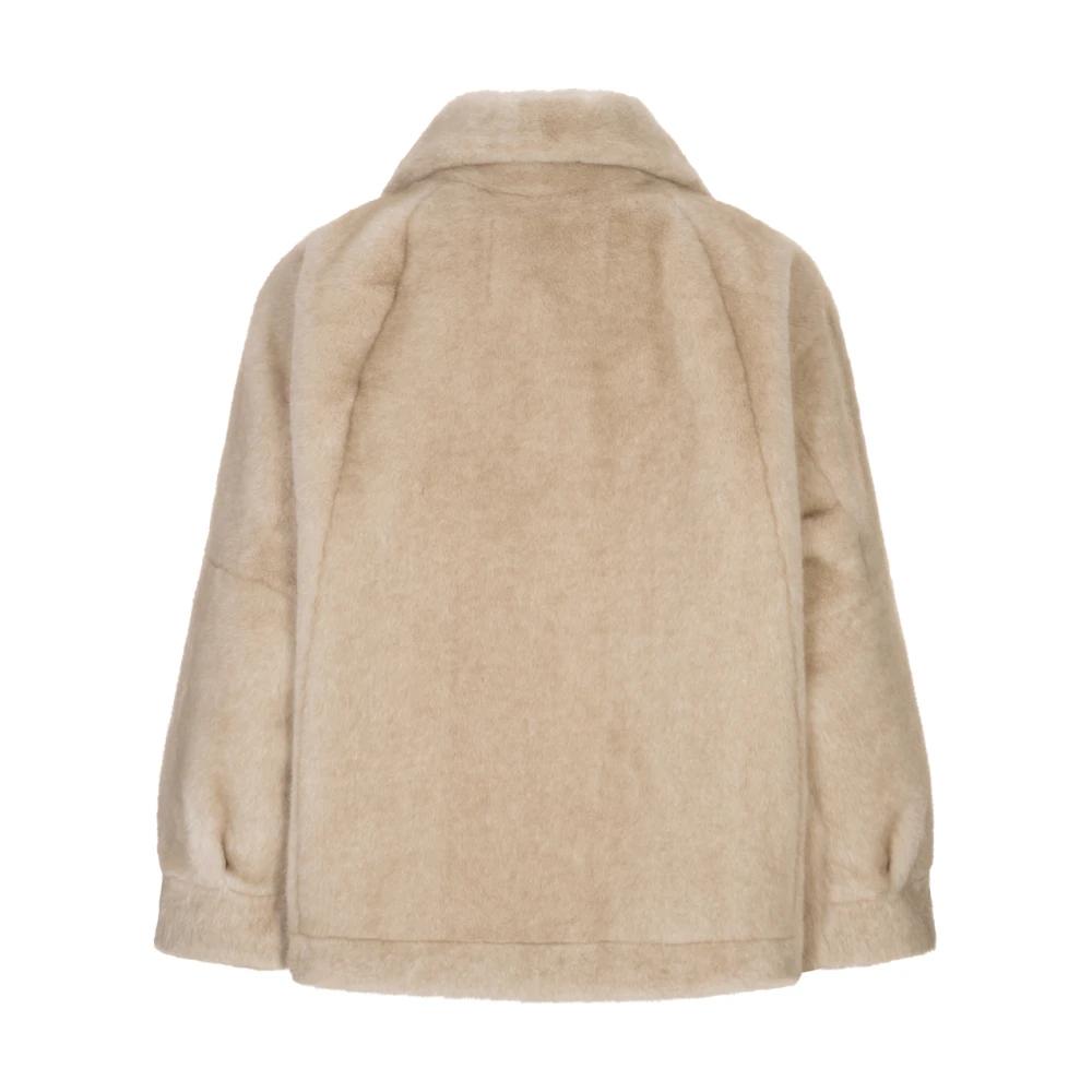 VALENTINI 1972 Faux Fur Shearling Jackets in Natural Lyst UK