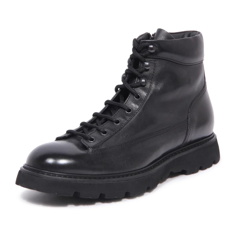 Doucal's Lace-Up Boots in Blue for Men | Lyst
