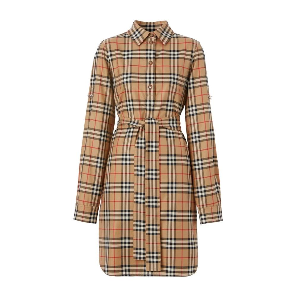 ワンピース Burberry Argyle motif dress BURBERRY - Argyle motif dress | Leam Roma - Luxury Shopping