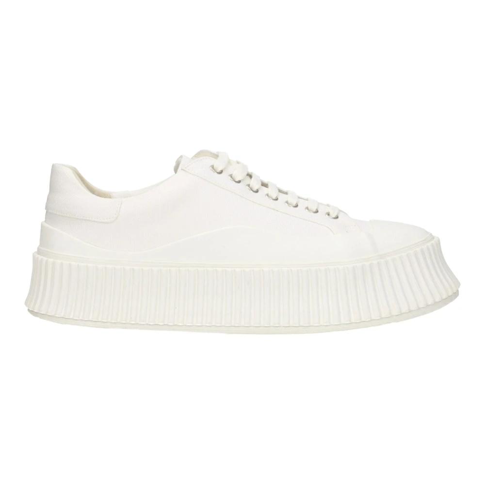 VIP【関税送料無料】希少 JIL SANDER LEATHER SNEAKERS Jil Sander high-top Leather Sneakers | White | FARFETCH