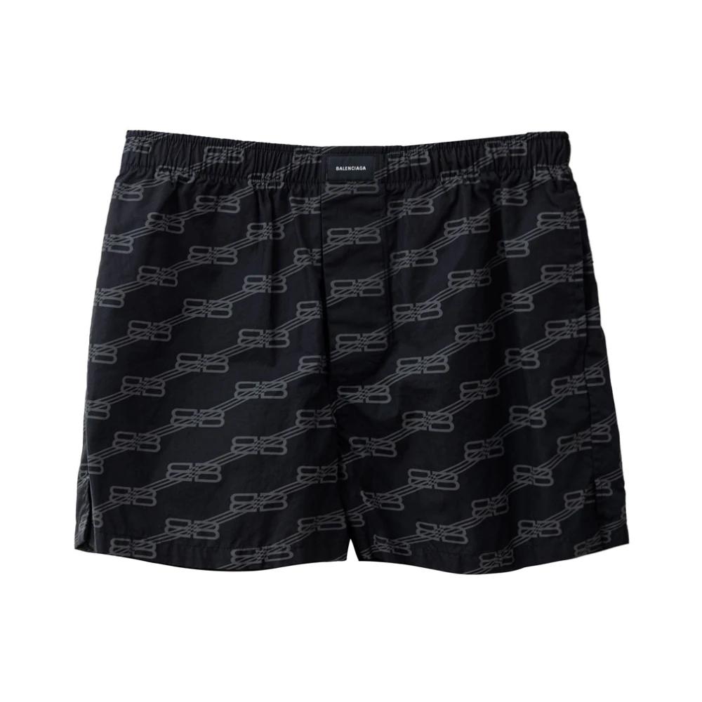 パンツ BALENCIAGA Women Shorts  Burmudas 773246TNT39 1000 Black Balenciaga Ladies Baggy Tailored Trousers, Brand Size 34 (US