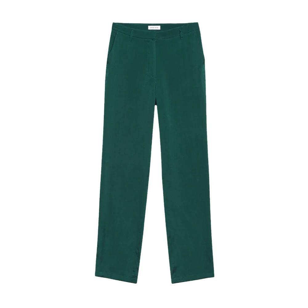 パンツ ANINE BING Women Straight Pants A 03 3269WO Green Anine Bing - Carrie Pant in Green Khaki – Blond Genius