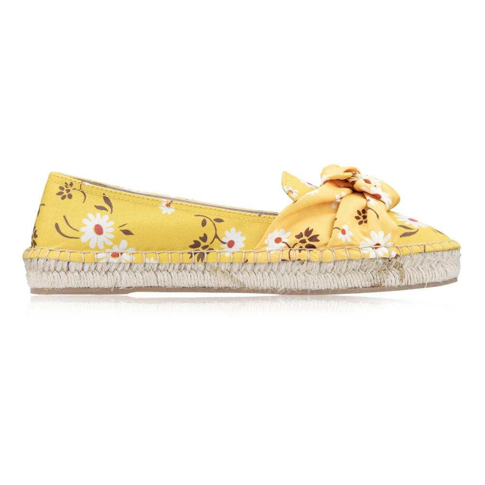 MIU MIU★素敵！Women's Yellow Flower Espadrille Shoes NIB MIU MIU Women's Yellow Flower Espadrille Sandal 8 US