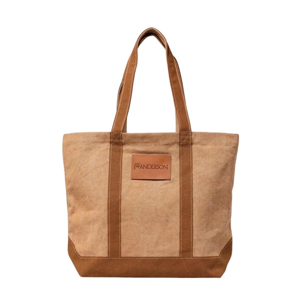 ★J W ANDERSON★ Printed canvas tote bag emerald HB0498FA040 MUSINSA | J.W.ANDERSON Printed Canvas Tote Bag - Emerald