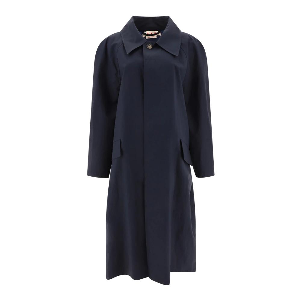 【関税＆送料込み】Marni Raglan-Sleeves Belted Coat Clothin Marni Belted raglan-sleeves Coat | Neutrals | FARFETCH